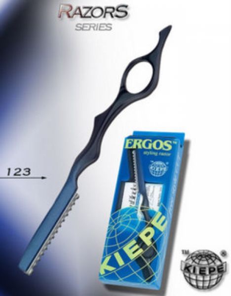 Kiepe ERGOS 123 Styling razor - stylingový, efilačný zrezávač s ergonomickým držaním