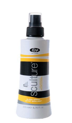 Lisap SCULTURE SLEEK spray - tekutý lesk na vlasy, mechanický rozprašovač, 200 ml