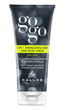 Kallos GOGO MAN hair & body shampoo - šampon pro muže na vlasy a tělo v jednom, 200 ml