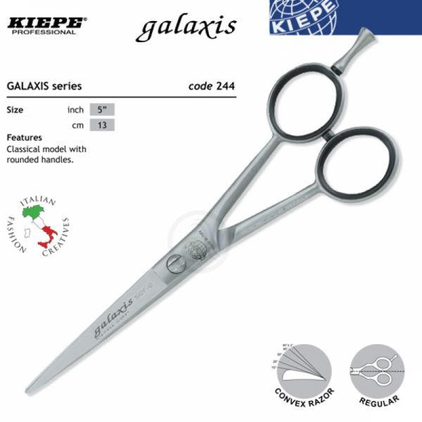Kiepe Galaxis series 244 - profesionální kadeřnické nůžky na klasický střih.