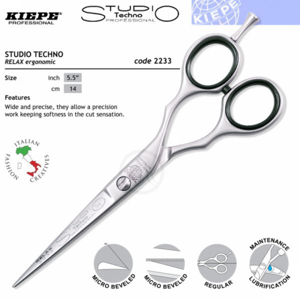 Kiepe ONE STAR Studio Techno 2233 - profesionální kadeřnické nůžky