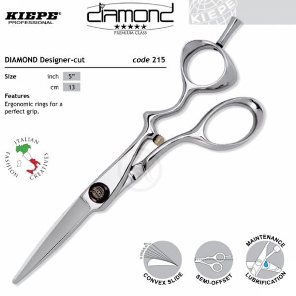 Kiepe THREE STARS Diamond Series 215 Designer - profesionální kadeřnické nůžky