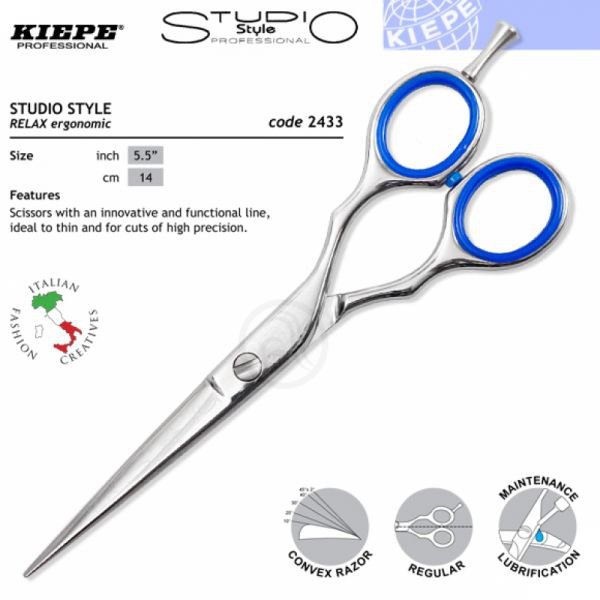 KIEPE TWO STARS Studio style 2433 - profesionální kadeřnické nůžky