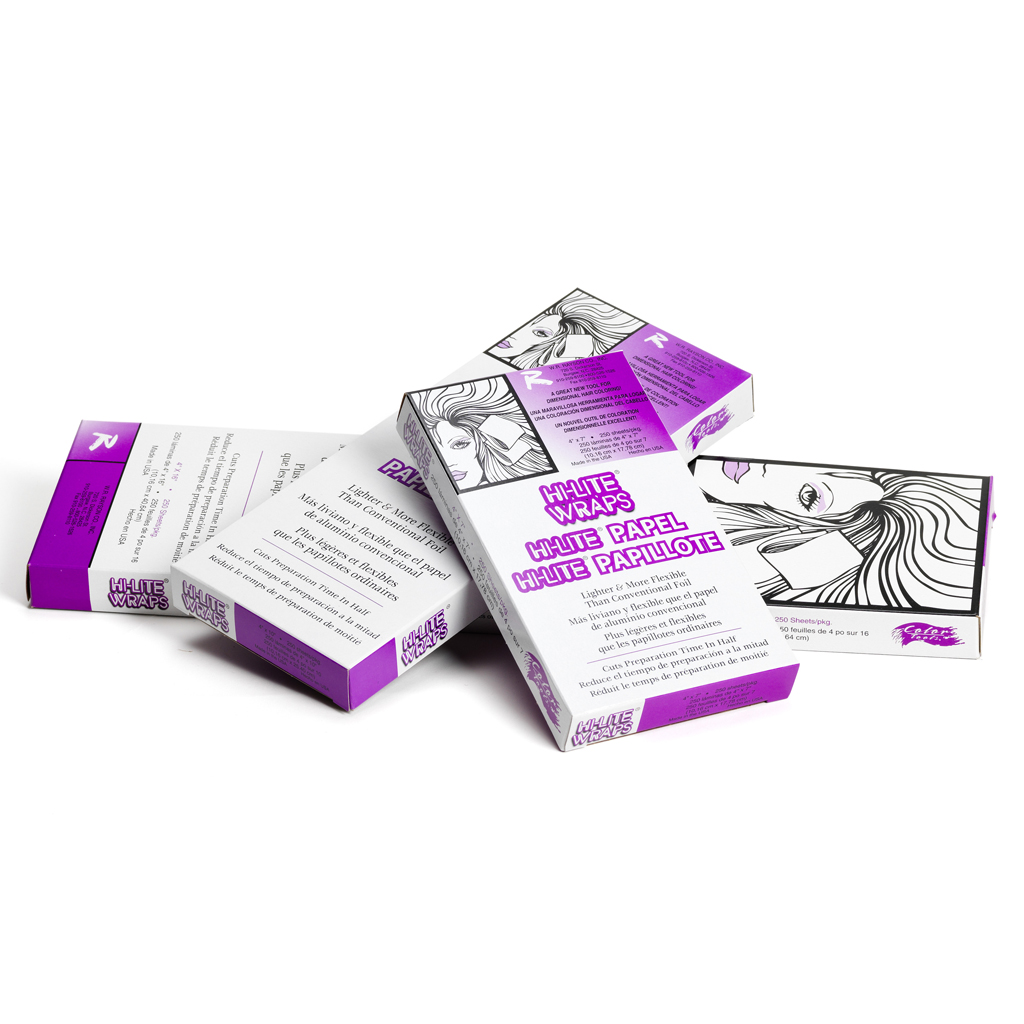 Hi Lite Wraps - špeciálna fólia na melír, 250ks/bal