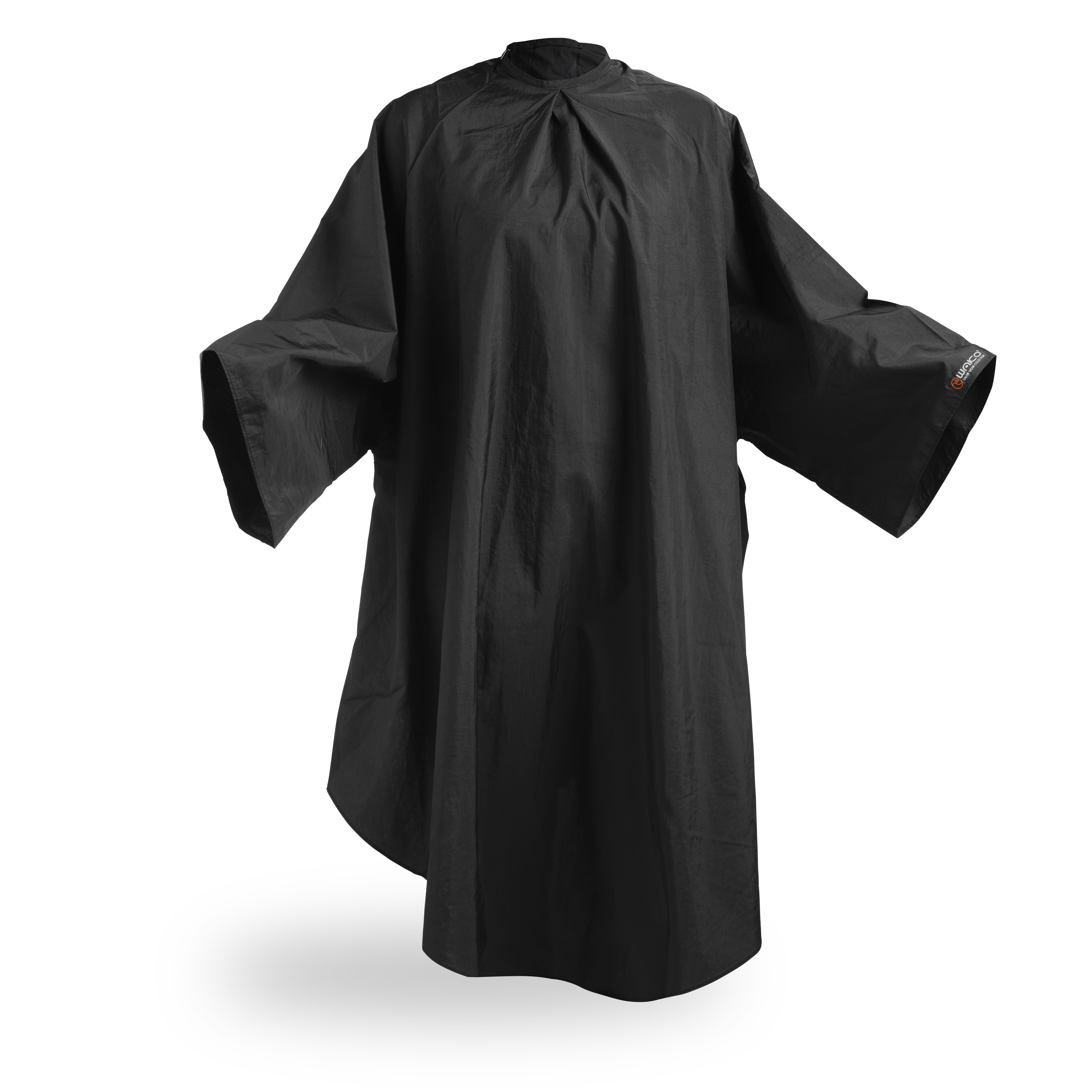 Wako 5670 Cutting dress, black - pláštěnka na stříhání, černá, na háčky