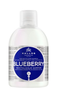 Kallos Blueberry shampoo - šampón na suché a chemicky namáhané vlasy, 1000 ml