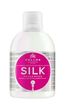 Kallos Silk shampoo - výživný, regenerační šampon na vlasy s olivovým olejem 1000ml