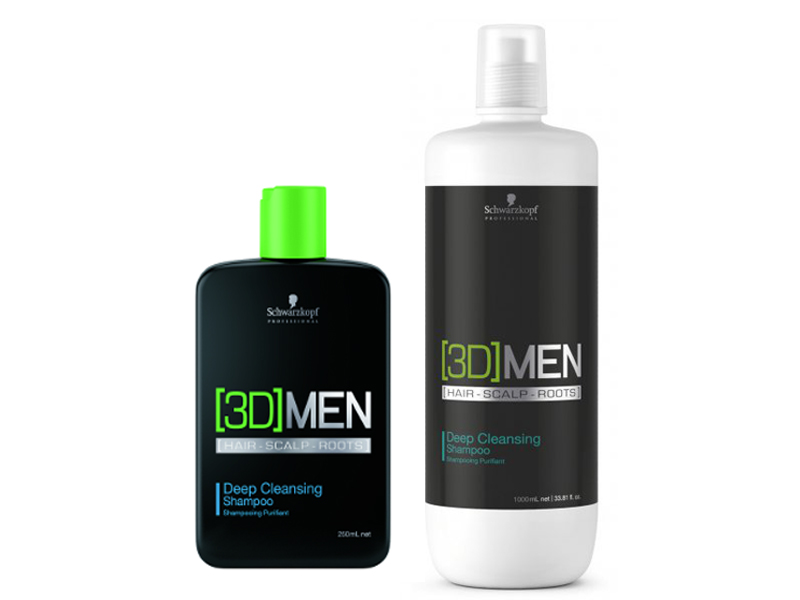 3D] Men Deep Cleansing shampoo - hloubkově čistící šampon i na mastné vlasy