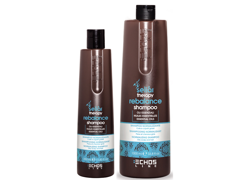 DOPREDAJ: Echosline Seliár Therapy Rebalance - vyrovnávací šampón pre mastné vlasy