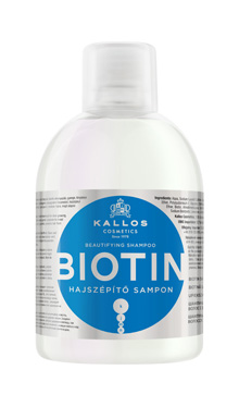 Kallos BIOTIN - šampon na slabé a lámavé vlasy, 1000 ml