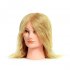 BraveHead 9866 Female Medium Blonde - cvičná hlava, 100% ľudské vlasy, 35 - 40 cm