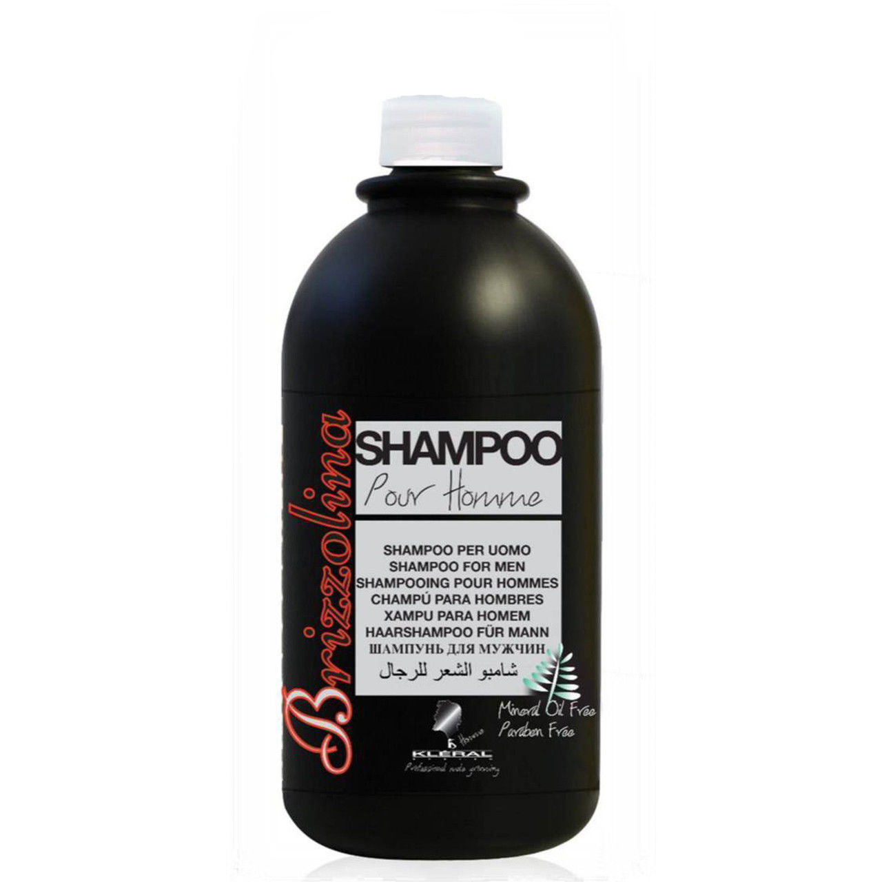 Kléral system Brizzolina Shampoo For Men - šampón na vlasy pre mužov, 1000 ml