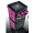čierno - fialová - 3 posuvné zásuvky + 1 veľká posuvná zásuvka
