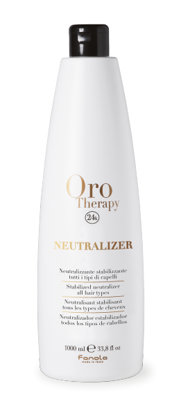 Fanola Oro Therapy neutralizátor - stabilizátor pro všechny typy vlasů, 1000 ml
