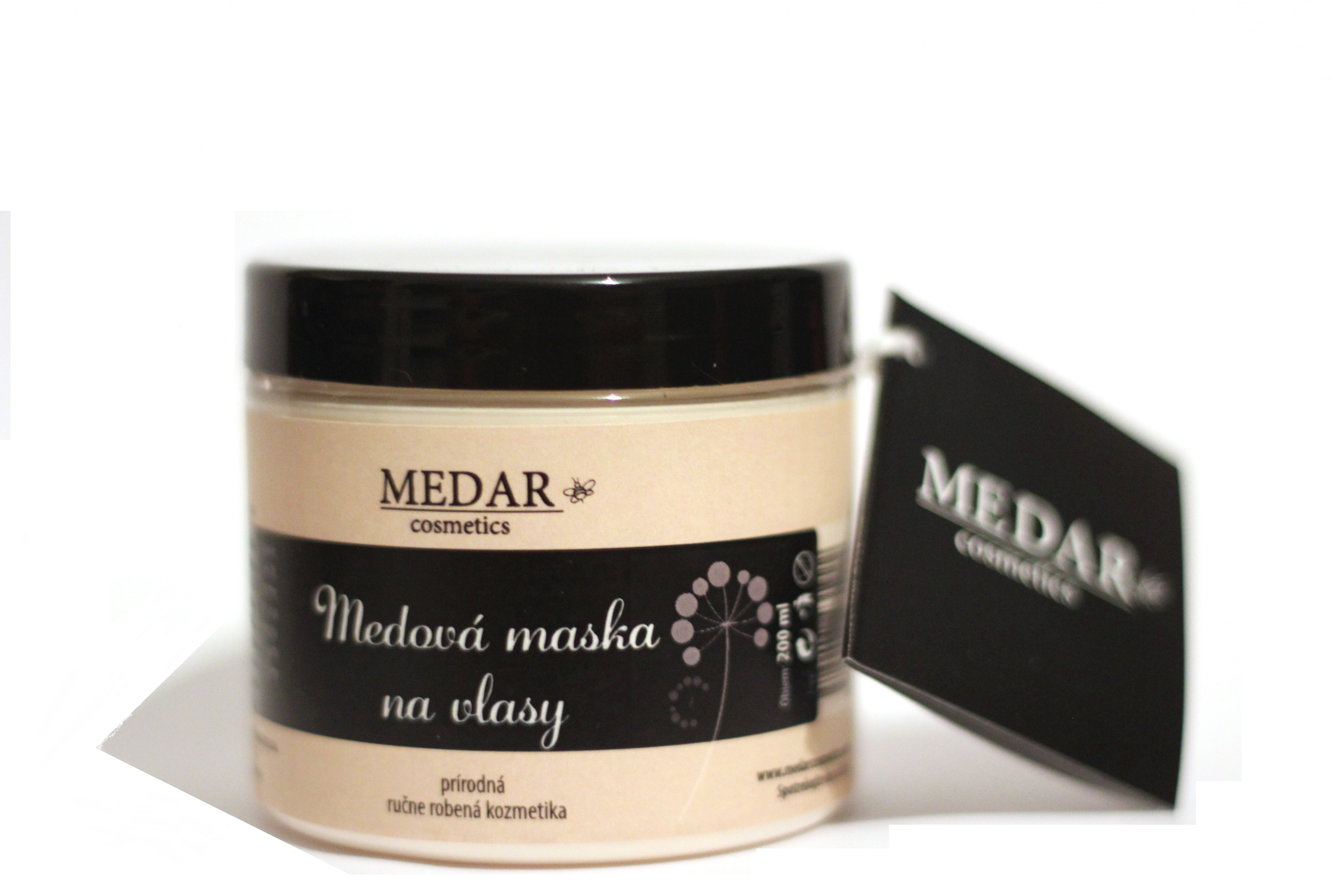 MEDAR - prírodná medová maska na vlasy, 200 ml