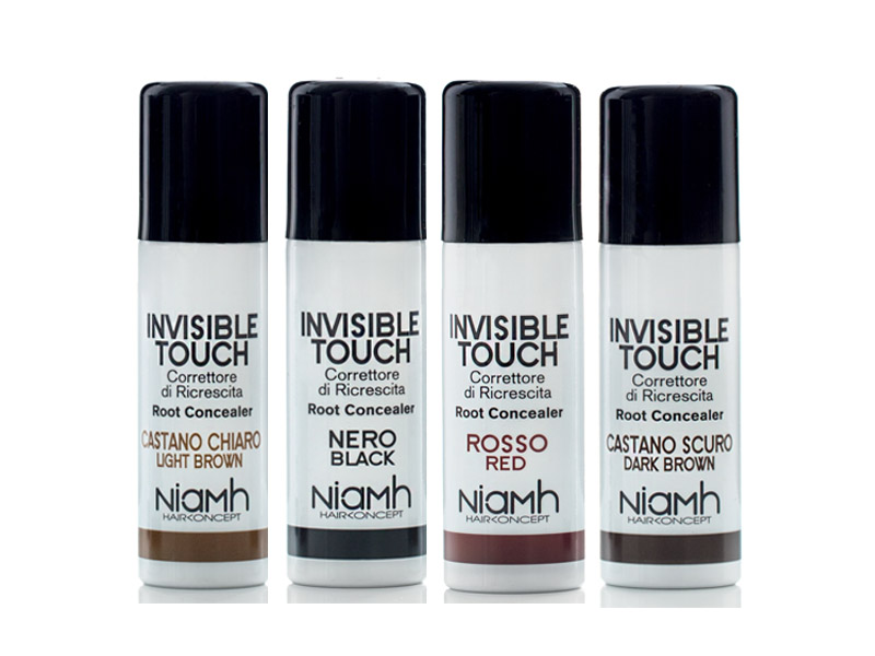 ​Niamh Invisible Touch Correttore - sprej pro okamžité zakrytí odrostlých vlasů, 75 ml