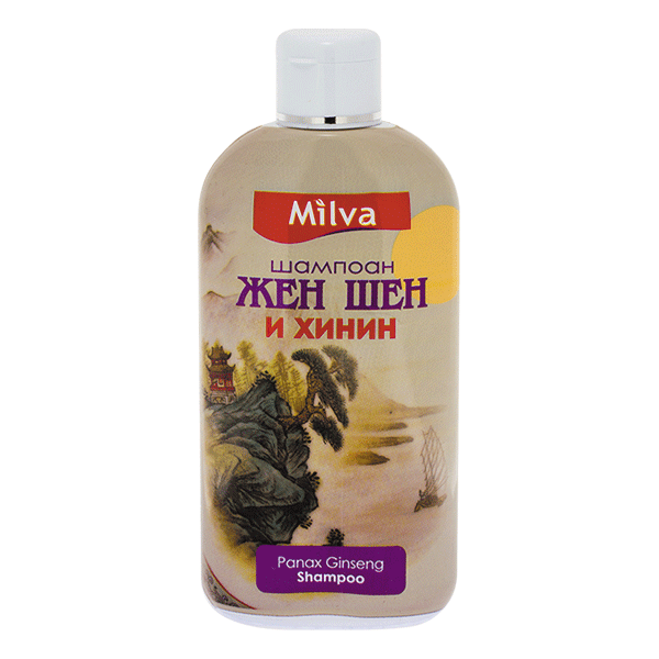Milva ŽENŠEN a CHINÍN - ženšenový, chinin šampon, 200 ml