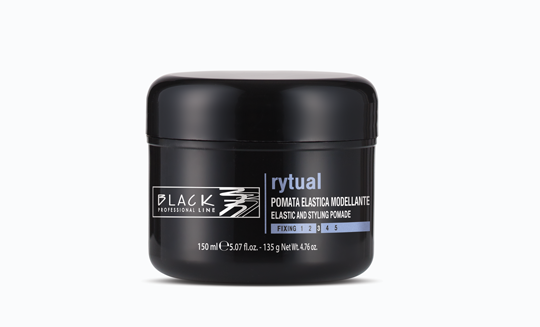 Black Rytual pomata - modelovacia elastická pomáda na vlasy 150 ml