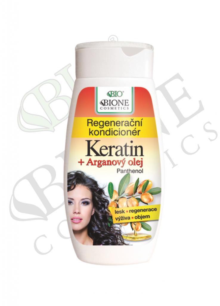 BIO Keratín + argánový olej regeneračný kondicióner 260 ml