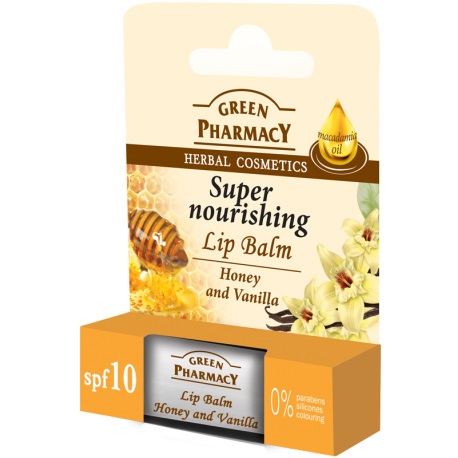 ​Green Pharmacy Honey and Vanilla - výživný balzam na pery med a vanilka 3,6g