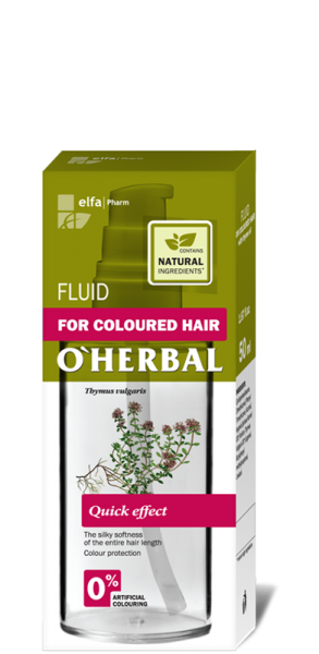 O´HERBAL For Coloured hair - sérum na farbené vlasy, 50 ml DARČEK