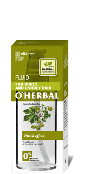 O´HERBAL For Curly and Unruly hair - sérum pre kučeravé, krepovité a nepoddajné vlasy, 50 ml