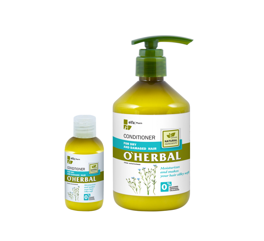 ​O'HERBAL For Dry and Damaged hair - kondicionér pro suché a poškozené vlasy
