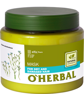 ​O'HERBAL For Dry and Damaged hair - maska pro suché a poškozené vlasy, 500 ml