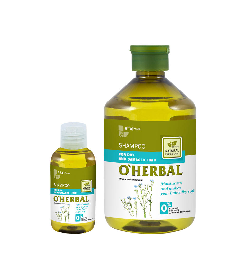 ​O'HERBAL For Dry and Damaged hair - šampon pro suché a poškozené vlasy