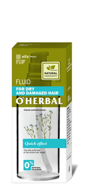 ​O'HERBAL For Dry and Damaged hair - sérum na suché a poškozené vlasy, 50 ml