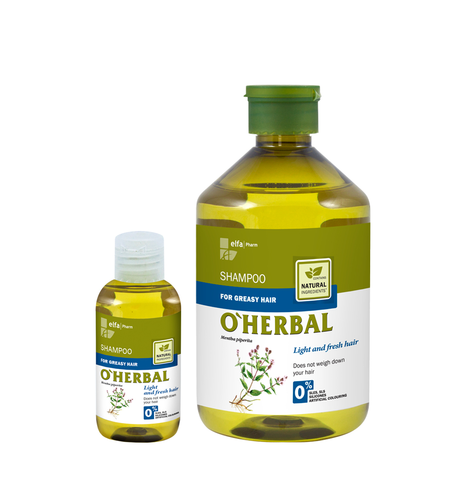 ​O'HERBAL For Grease hair - šampon na mastné vlasy