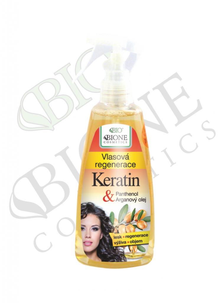 BIO Keratin + arganový olej vlasová regenerace 260 ml