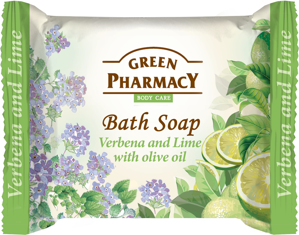 ​Green Pharmacy Verbena lime with olive oil -  toaletné mydlo s verbenou, limetkou a olivovým olejom, 100g