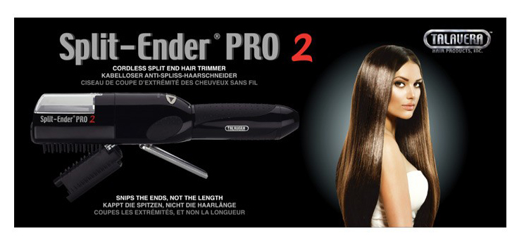 Talavera SPLIT-ENDER PRO 2 - profesionálny originálny vlasový zastrihávač rozštiepených končekov s fixným nadstavcom + Gembird - stlačený vzduch, 400 ml