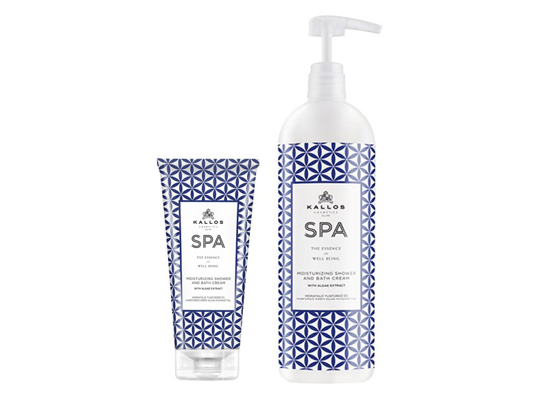 Kallos SPA Moisturizing Shower and Bath cream - hydratačný sprchový krém a pena do kúpeľa s extraktom z rias