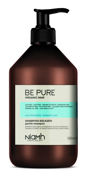 ​Niamh Hairkoncept Be Pure Gentle Shampoo -  šampon pro každodenní péči o vlasy, 500 ml