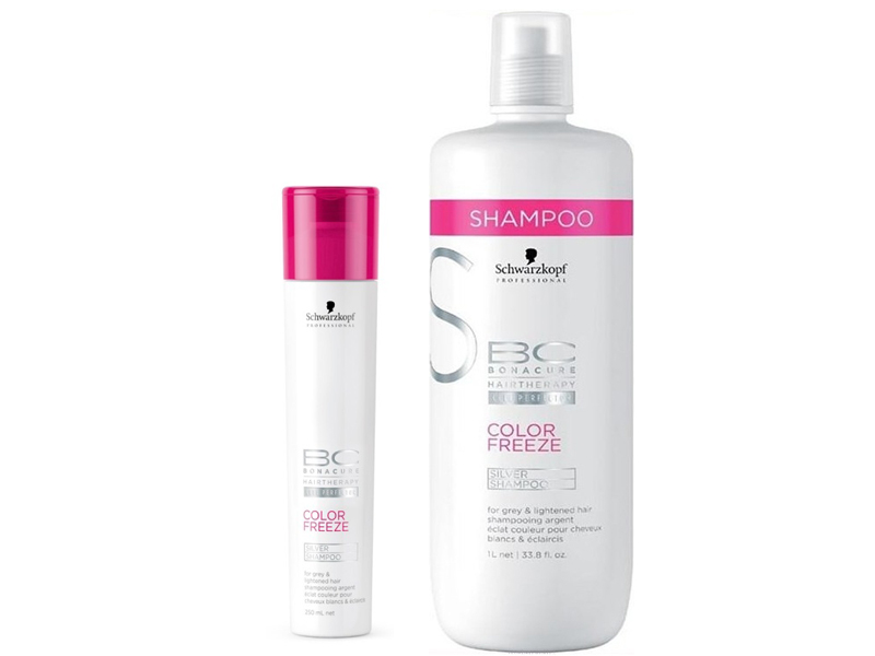 Schwarzkopf Professional BC Bonacure Color Freeze Silver Shampoo - strieborný šampón pre elimináciu žltých tónov