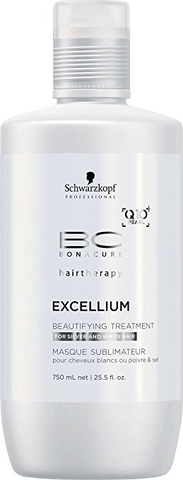 ​Schwarzkopf Professional BC Bonacure Excellium Beautifying Treatment - péče pro bílé nebo stříbrné vlasy, 750 ml