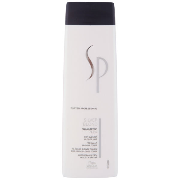 ​Wella Professionals SP Silver Blond Shampoo - stříbrný šampon pro blond vlasy, 250 ml