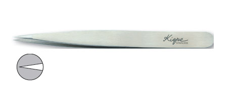 Kiepe Tweezers Split Tips SS Steel 5101 - pinzeta, 100 mm