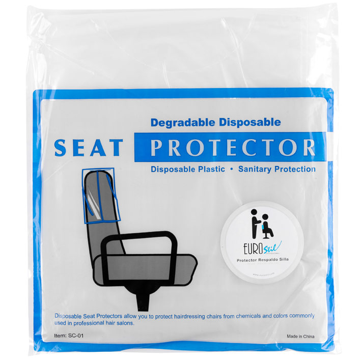 Eurostil Chair Back Protector 03634 - ochranná fólia na kadernícke kreslo, 50 ks