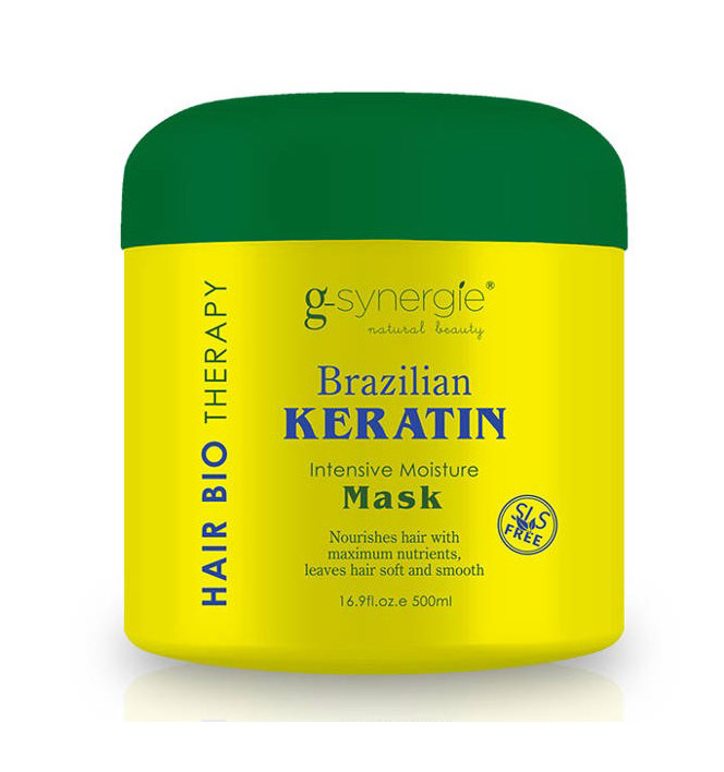 G-synergie Brazilian Keratin Mask - intenzívna hydratačná a uhladzujúca maska, 500 ml