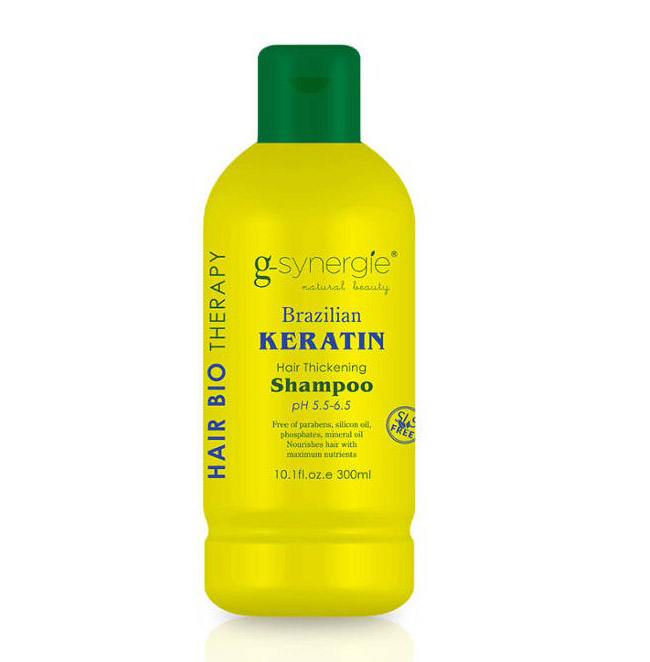 (EXP: 01/2021) G-synergie Brazilian Keratin shampoo - uhladzujúci šampón, 300 ml