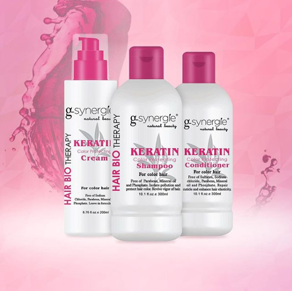 G-synergie Keratin Color Protection - kondicionér pre farbené vlasy, 300 ml