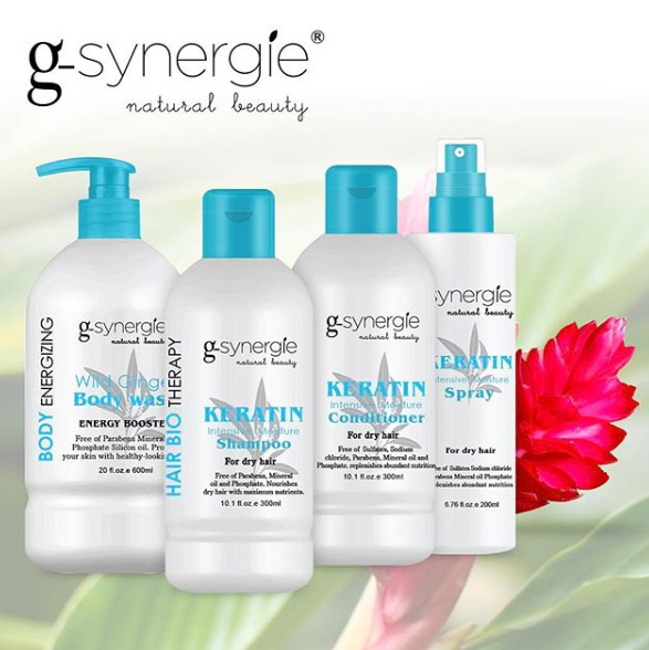 ​G-synergie Keratin Intensive Moisture Shampoo - intenzivně hydratační šampon, 300 ml