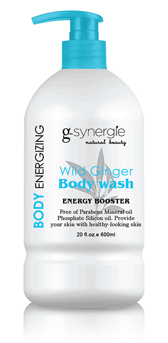 ​G-synergie Wild Ginger Body Wash - energizujúci telový umývací gél - divý zázvor, 600 ml