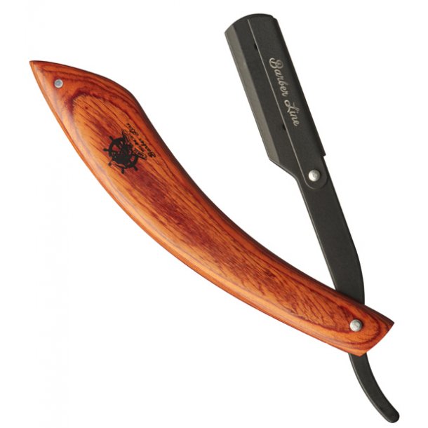 Barber Line Wooden Shaving Razor 04983 - britva na vymeniteľné žiletky, polovičná čepeľ