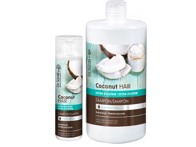 ​Dr. Santé Coconut Hair Shampoo - šampon na vlasy s výtažky kokosu pro suché a lámavé vlasy