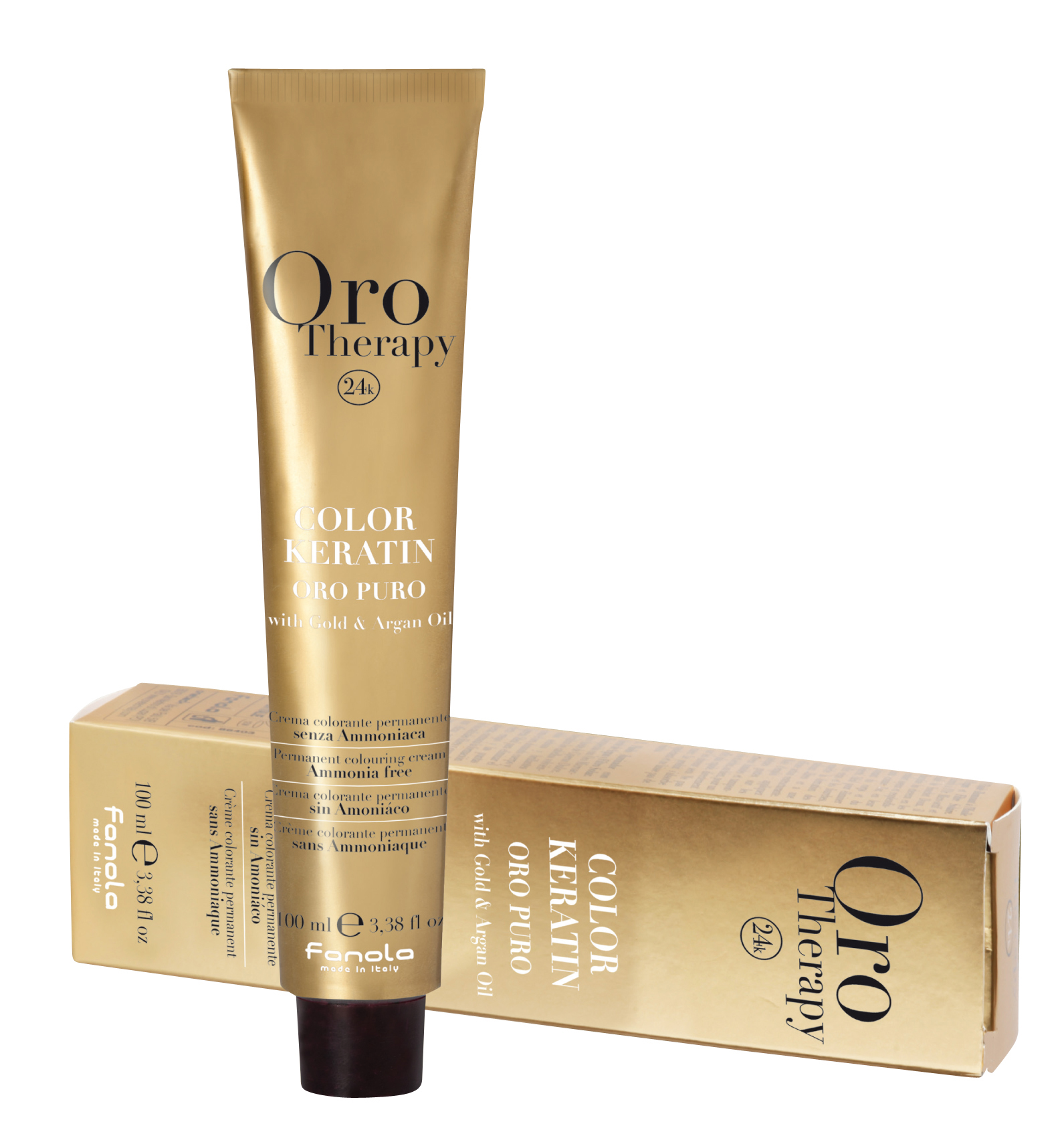 Fanola Oro puro - profesionálna bezamoniaková farba na vlasy, 100 ml