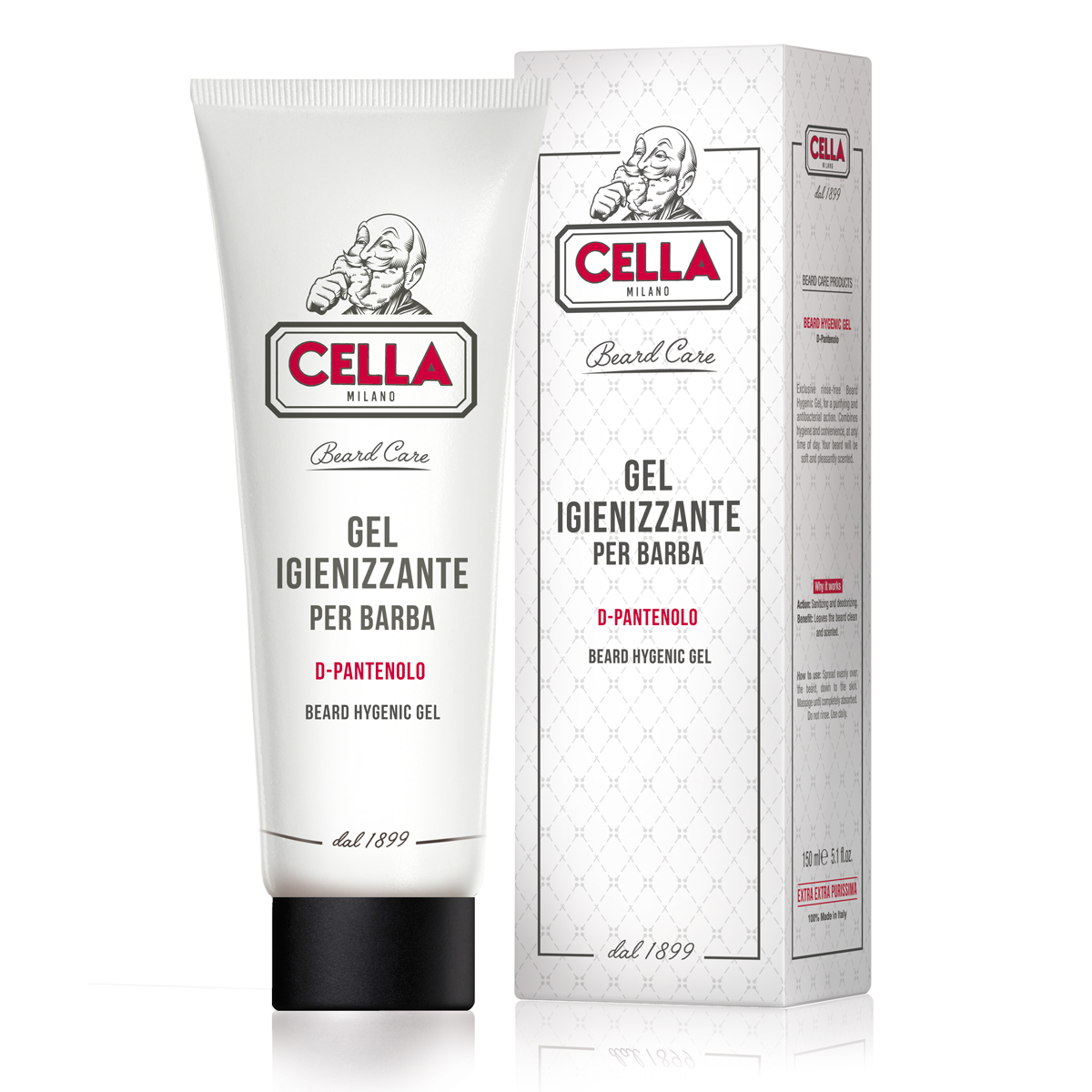 ​Cella Milano Gel Igienizzante - gel na dezinfekci vousů, 150 ml